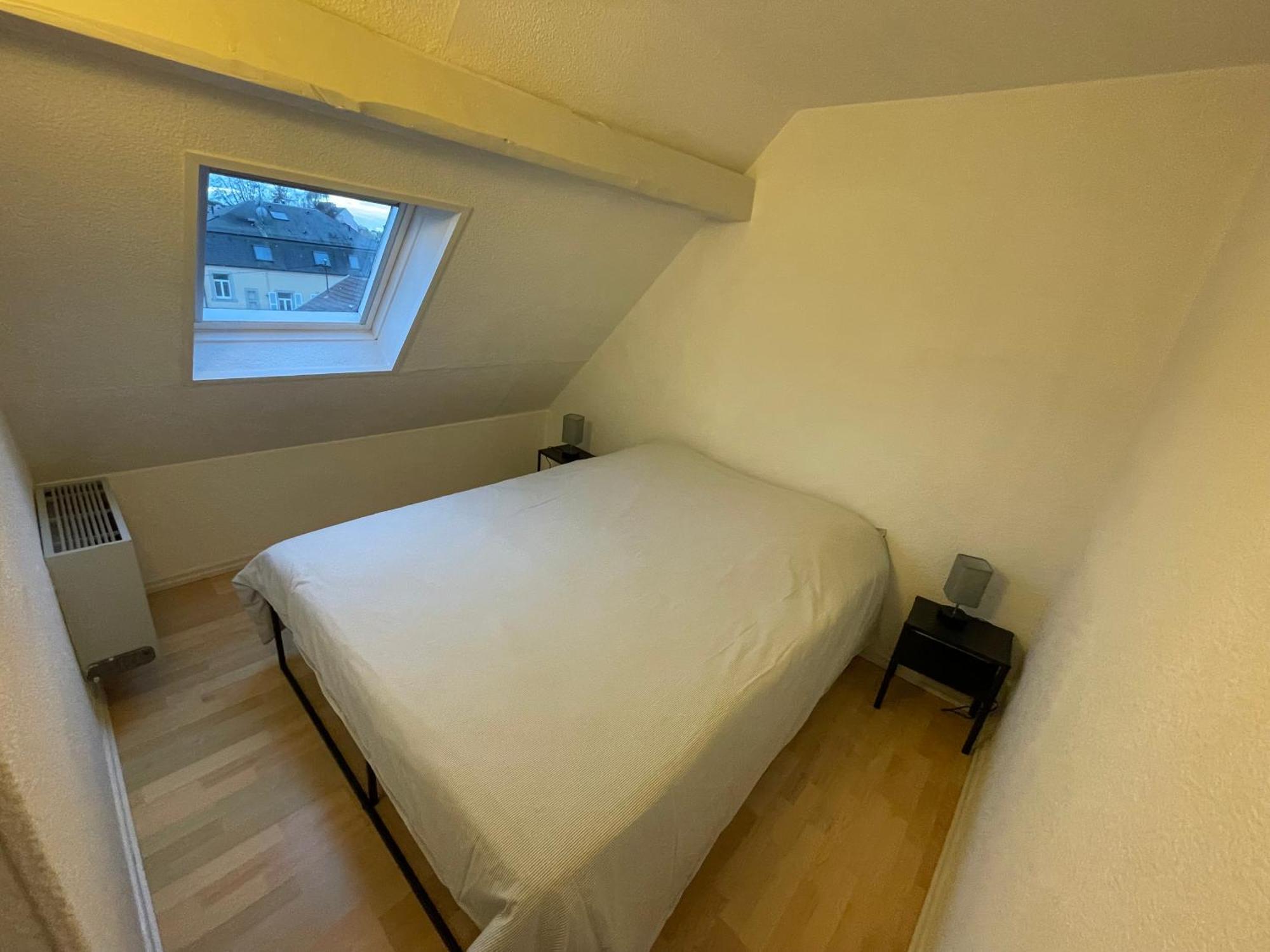 Fathala - Appartement Lumineux En Dernier Etage - Face A La Gare Routiere Sarrebourg Exterior foto